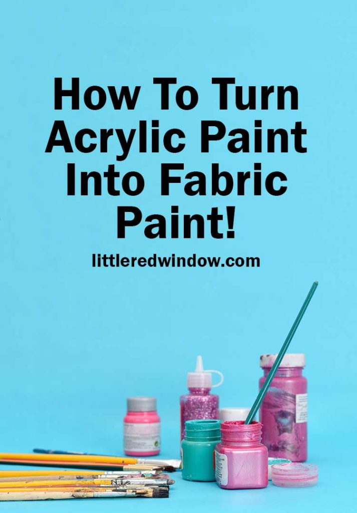 Acrylic Paint on Material