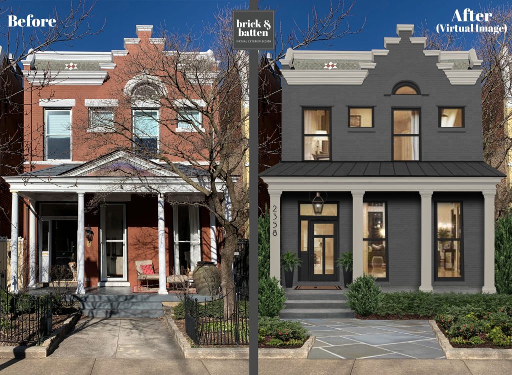 Painted Brick House Ideas