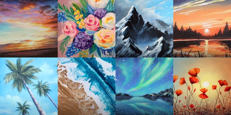 Acrylic What to Paint: Creative Ideas for Stunning Artwork - Painting ...
