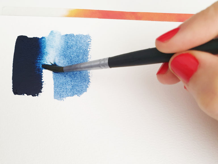 How to Blend Colors in Watercolor Painting