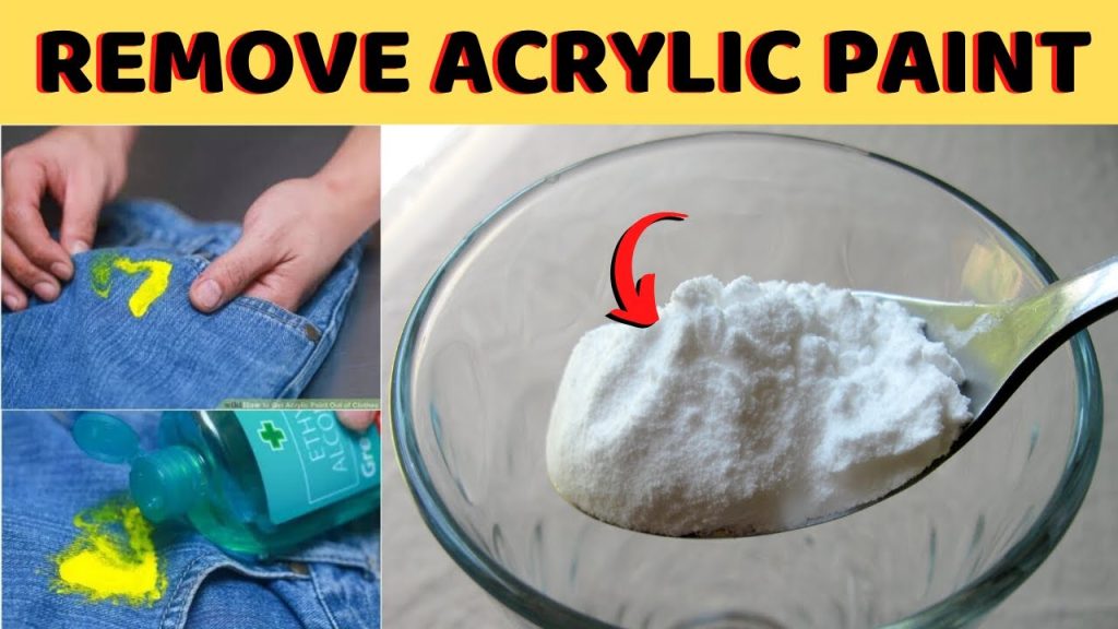 How to Take Out Acrylic Paint from Clothes