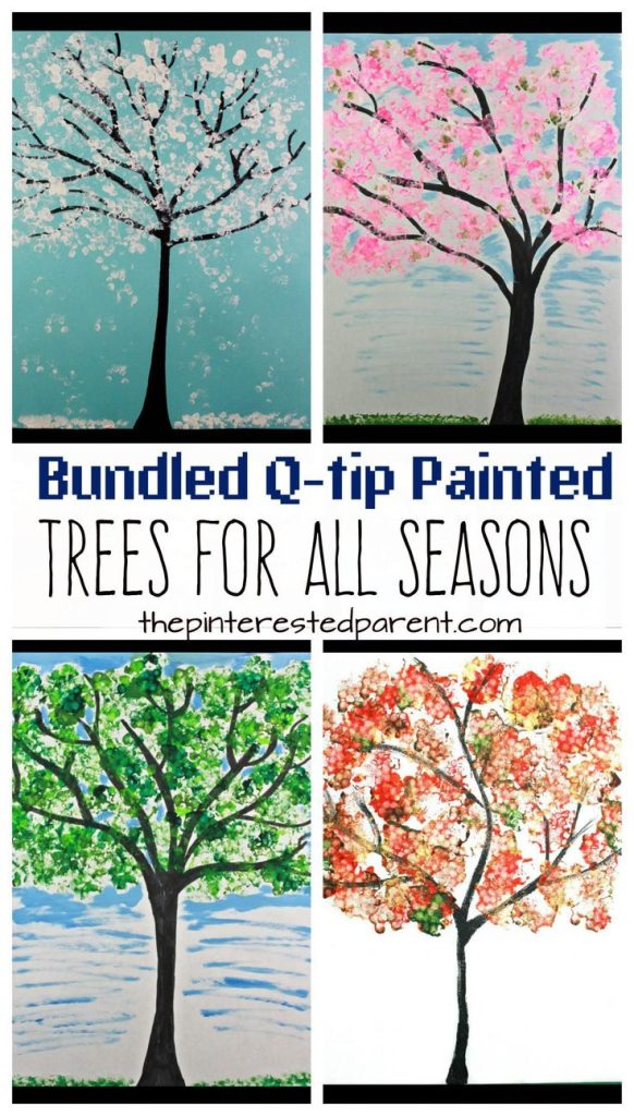 Seasonal Painting Ideas for Kids: Spring, Summer, Fall, Winter