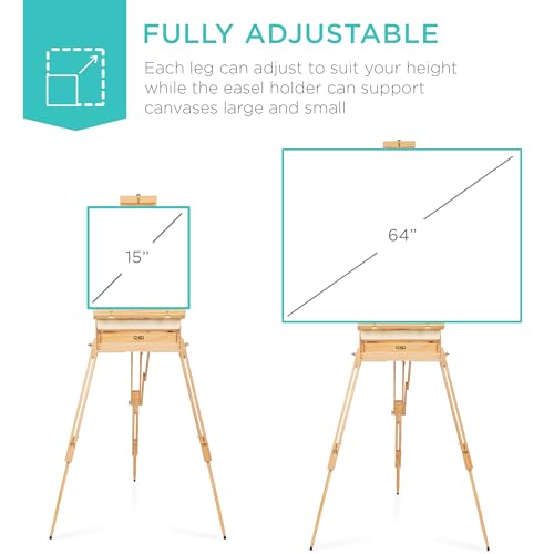 Portable Wooden French Easel