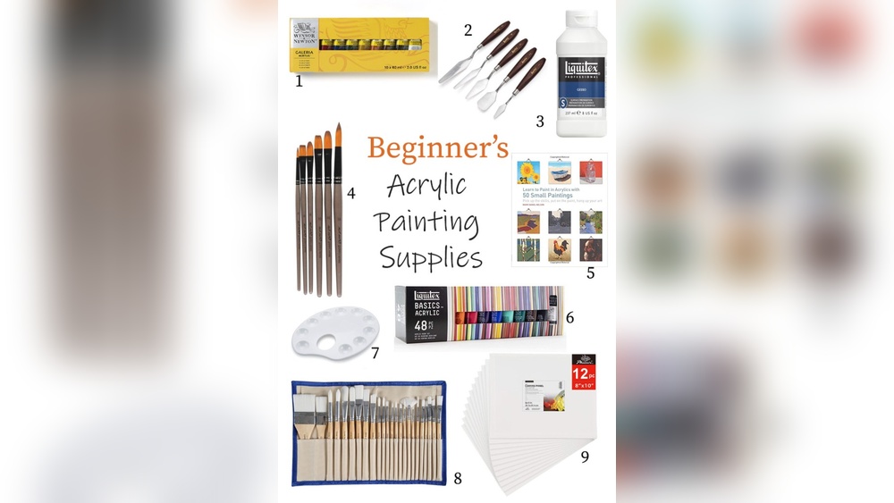 Acrylic Painting Supplies List for Beginners