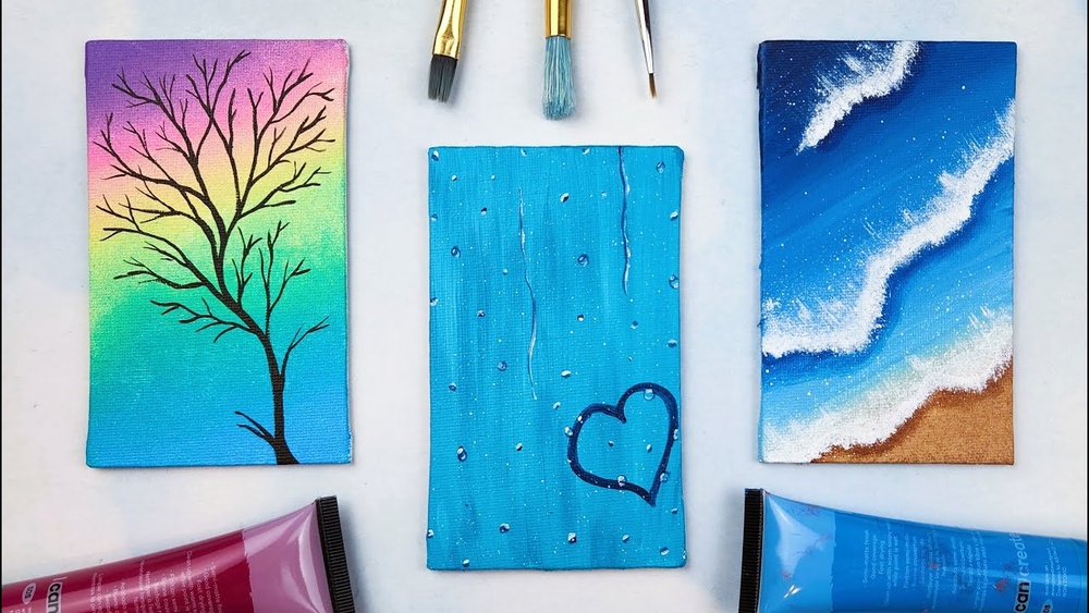 Easy Painting Ideas for Beginners on Canvas