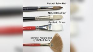 Hog Hair Vs Sable Brush Comparison