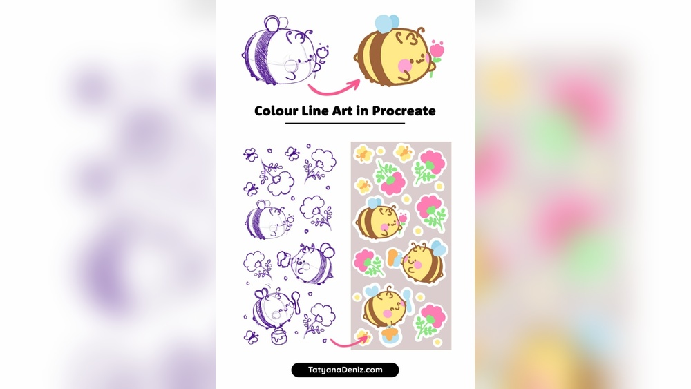 How to Color Line Art in Procreate