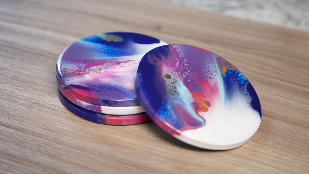 How to Do Diy Acrylic Pour Coasters