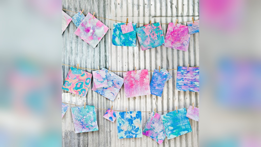 How to Do Diy Marbled Paper at Home