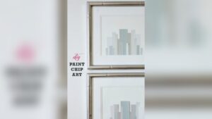 How to Do Diy Paint Chip Wall Art