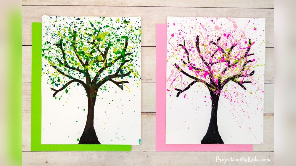 How to Do Diy Splatter Paint Art Project