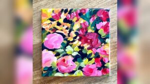 How to Do Loose Floral Acrylic Painting