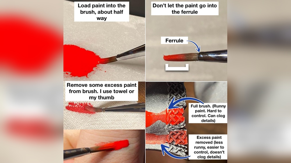 How to Load a Paint Brush Correctly