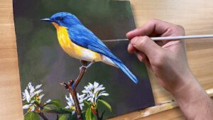 How to Paint a Bird With Acrylic Paint