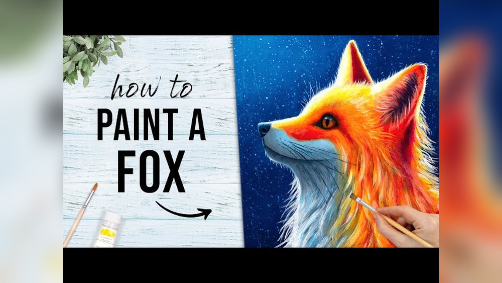 How to Paint a Fox With Acrylic Paint
