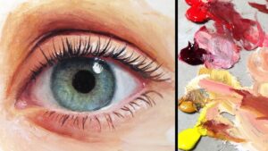 How to Paint a Realistic Eye With Acrylics