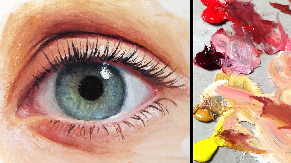 How to Paint a Realistic Eye With Acrylics
