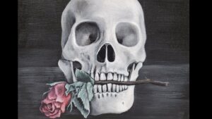 How to Paint a Skull With Acrylic Paint