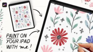 How to Paint Digital Flowers in Procreate