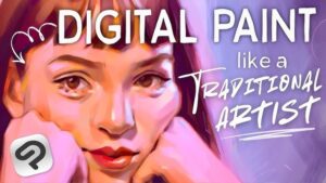 How to Paint Digital Portraits on Phone