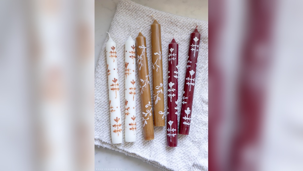 How to Paint Diy Candles at Home Tips