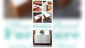 How to Paint Diy Furniture Chalk Style