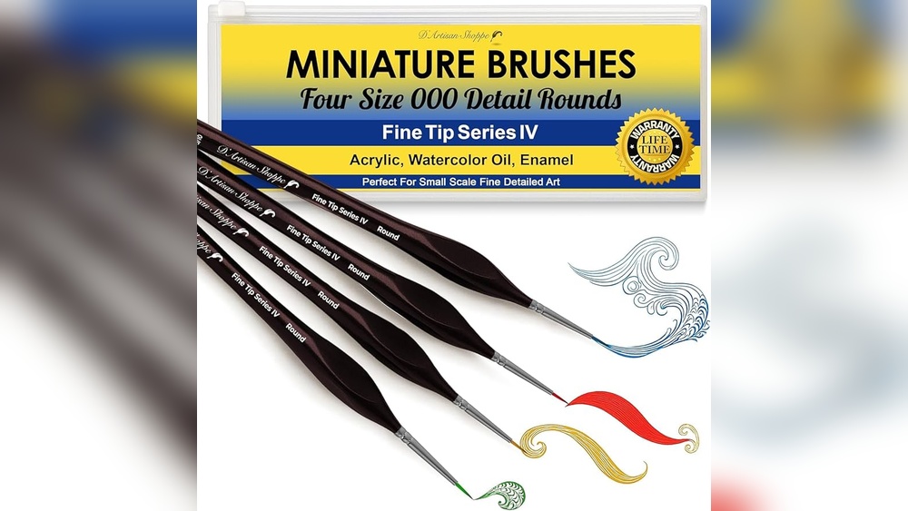 How to Paint Fine Details With Small Brush