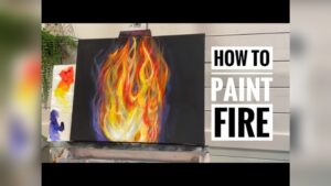 How to Paint Fire With Acrylic Paint