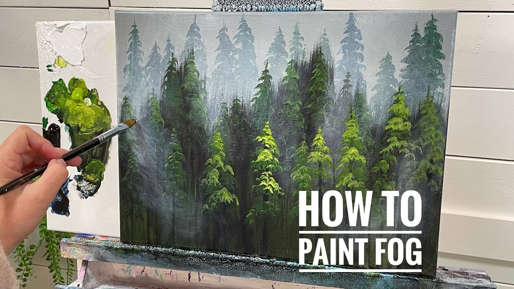 How to Paint Fog With Acrylic Tips