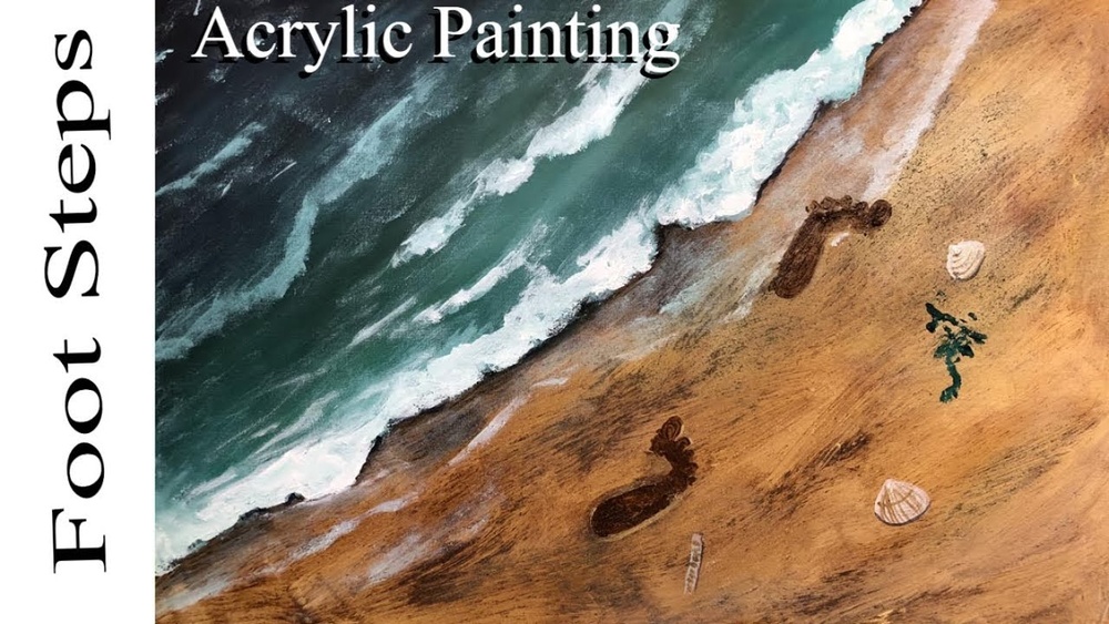 How to Paint Footprints With Acrylic Paint