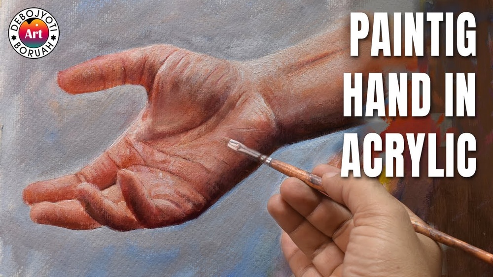 How to Paint Hands With Acrylic Paint