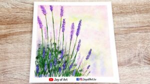 How to Paint Lavender With Acrylic Paint