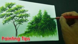 How to Paint Leaves With Acrylic Paint