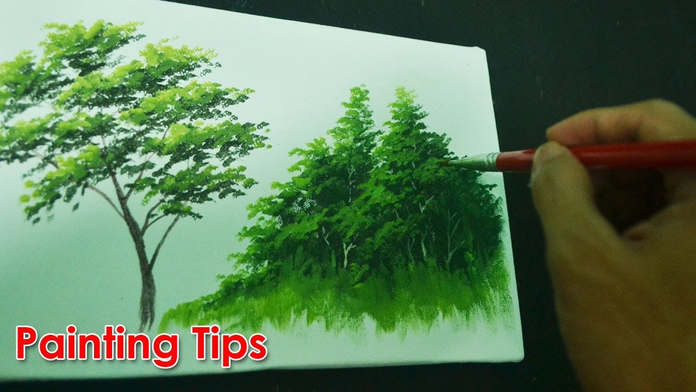 How to Paint Leaves With Acrylic Paint