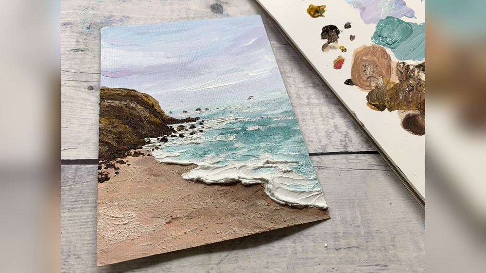 Textured Abstract Painting Ideas Step by Step