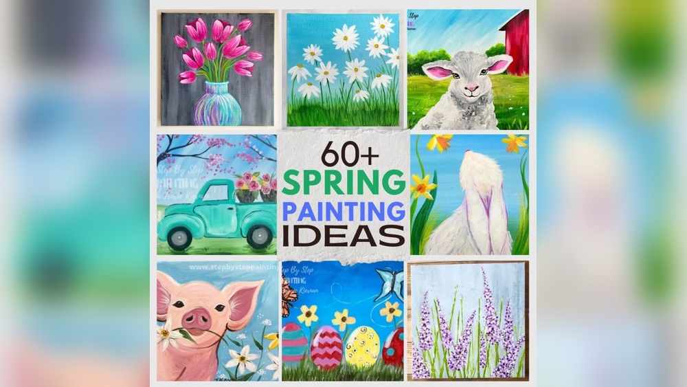 Easy Spring Painting Ideas for Beginners