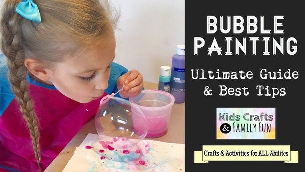 How to Do Bubble Painting for Kids Tips