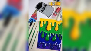 How to Do Drip Painting Crafts at Home