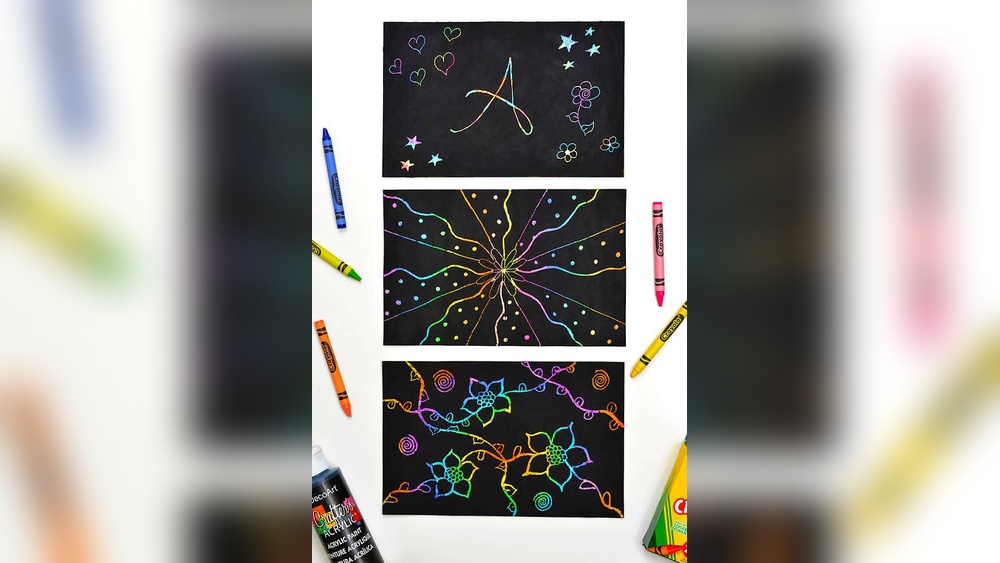 How to Do Scratch Art Painting Crafts