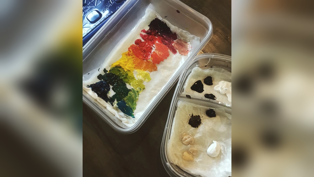 How to Keep Paint Palette from Drying Out