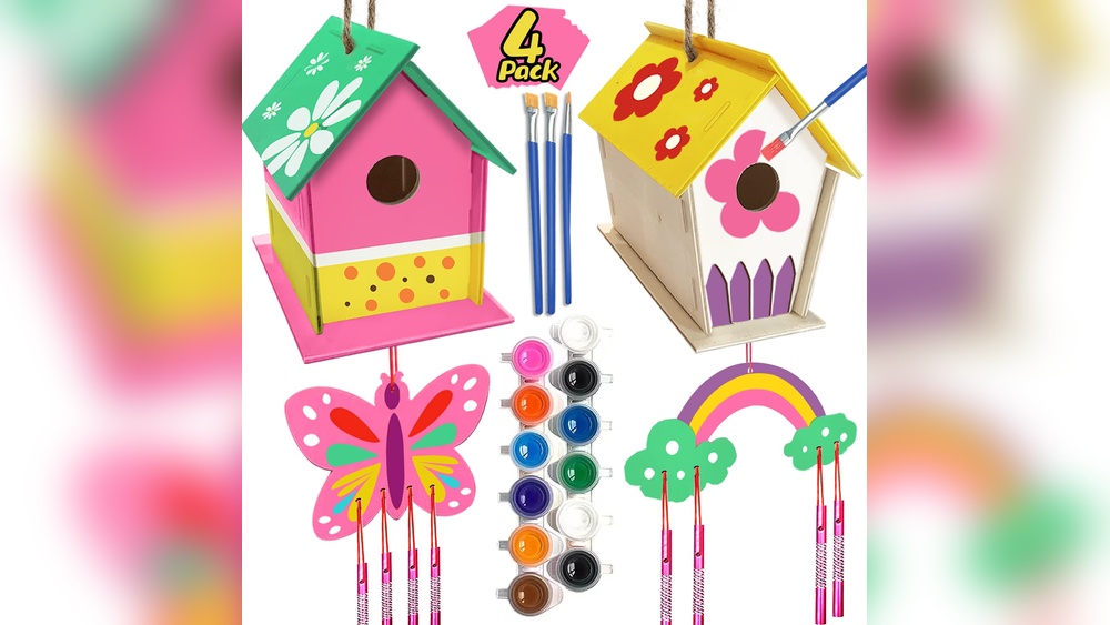 How to Make Painted Birdhouse Diy Craft