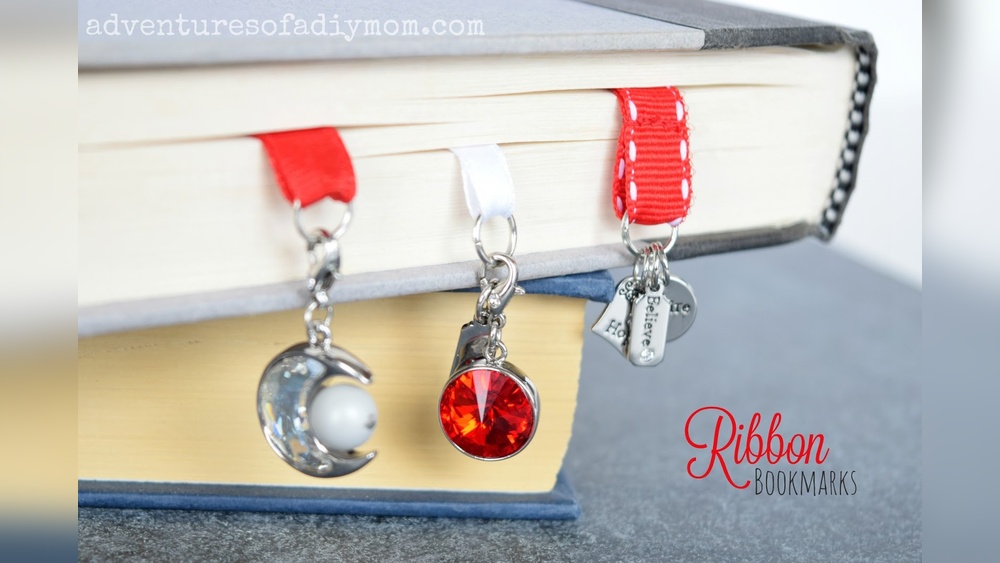 How to Make Painted Ribbon Bookmarks