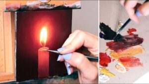 How to Paint a Candle Flame in Oil