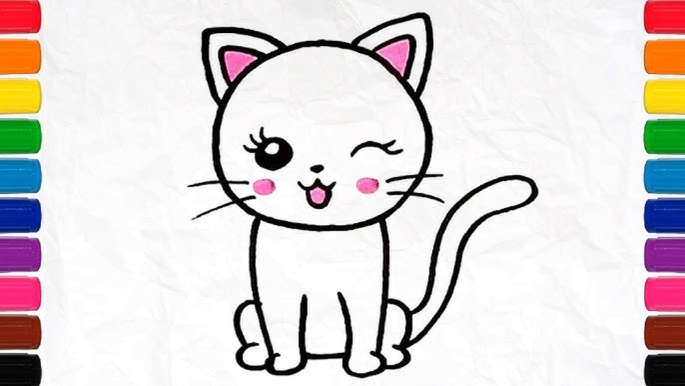 How to Paint a Cat for Kids Easy