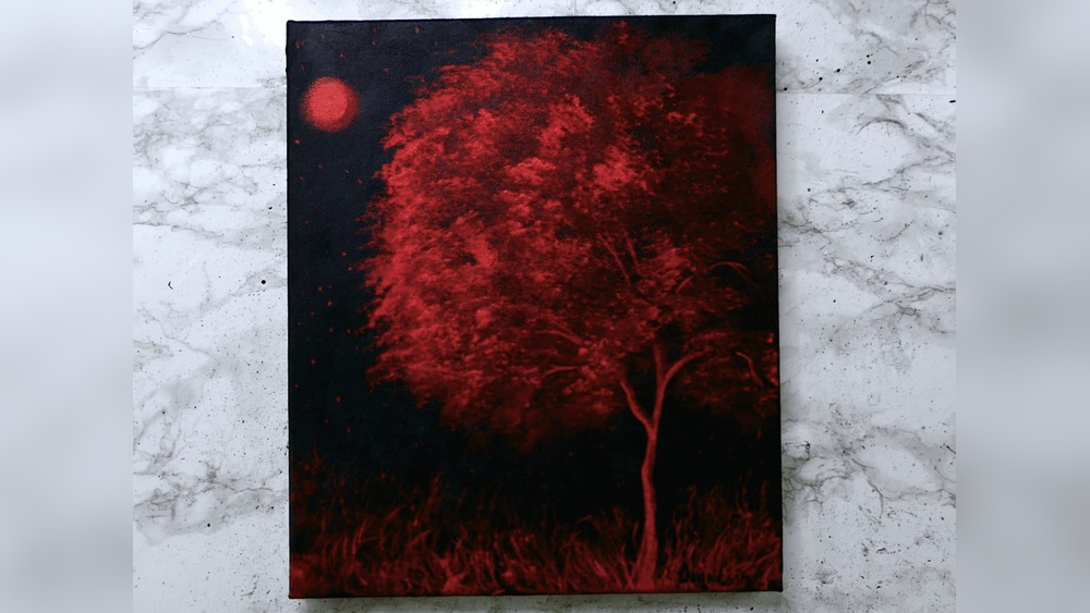 How to Paint a Dark Background on Canvas