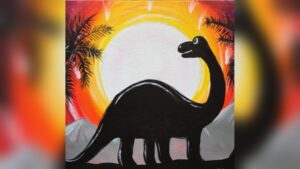 How to Paint a Dinosaur for Kids Easy