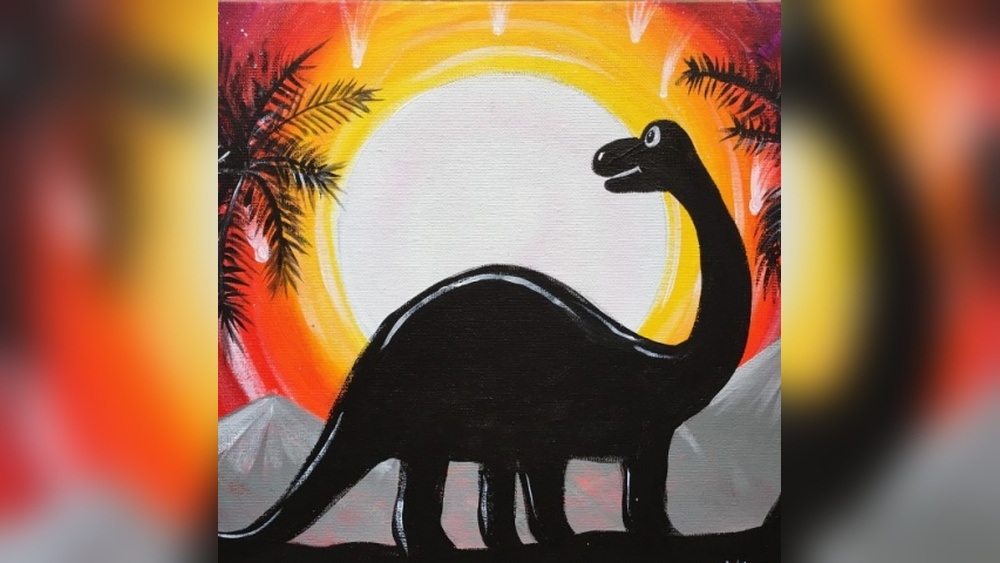 How to Paint a Dinosaur for Kids Easy