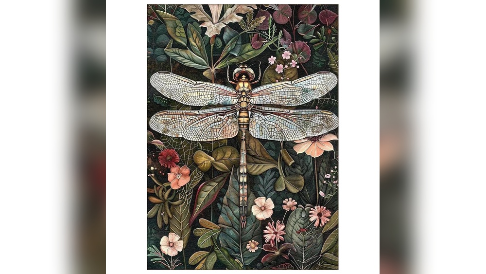 How to Paint a Dragonfly for Wall Art