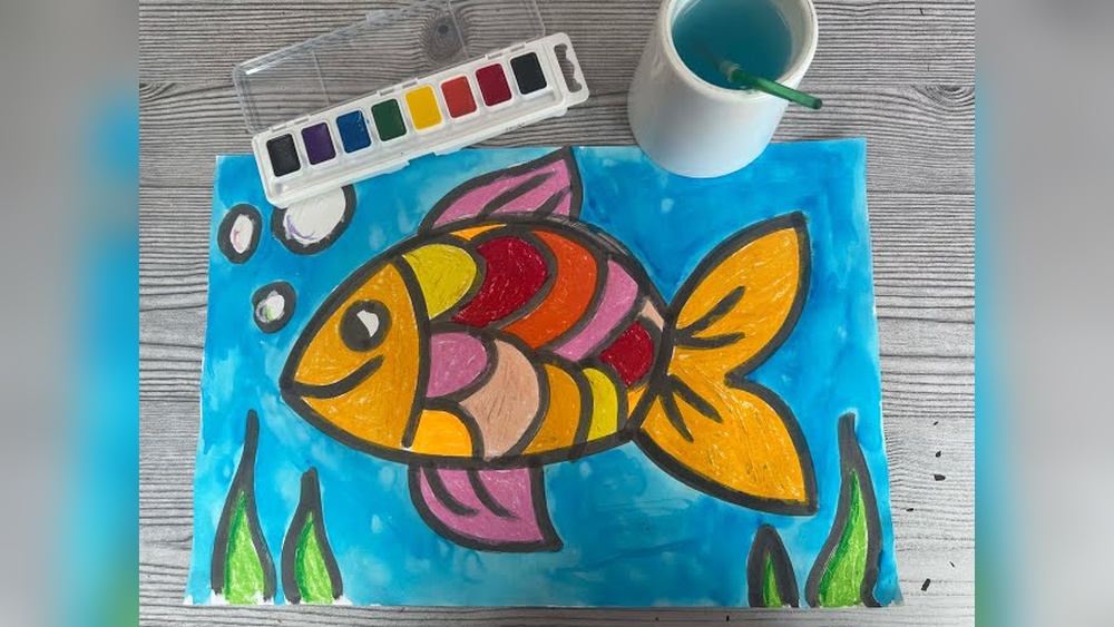How to Paint a Fish for Kids Easy