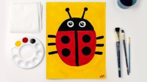 How to Paint a Ladybug for Kids Easy